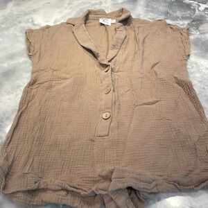 Princess Polly khaki romper - NEW
